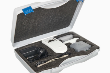 Przenośny monitor jakości powietrza Aeroqual — widok urządzenia pomiarowego