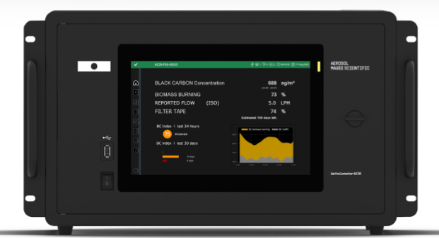 Etalometr Magee AE36 — wielofalowy pomiar sadzy w powietrzu