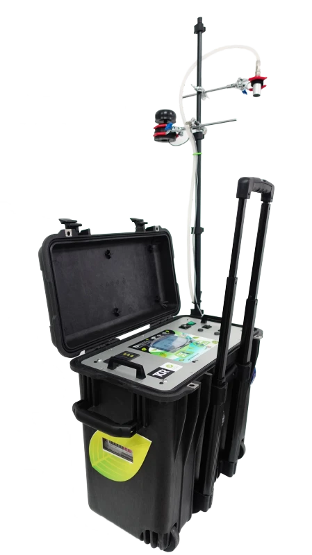 BRAVO ASBESTO — przenośny pobornik włókien azbestowych TCR Tecora