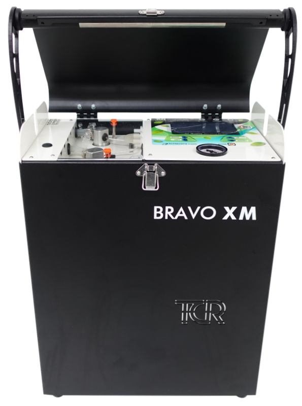 BRAVO X — pobornik ze stałym przepływem TCR Tecora, widok z przodu