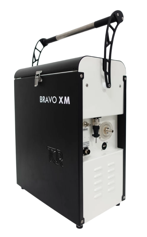 BRAVO X — pobornik ze stałym przepływem, widok z boku